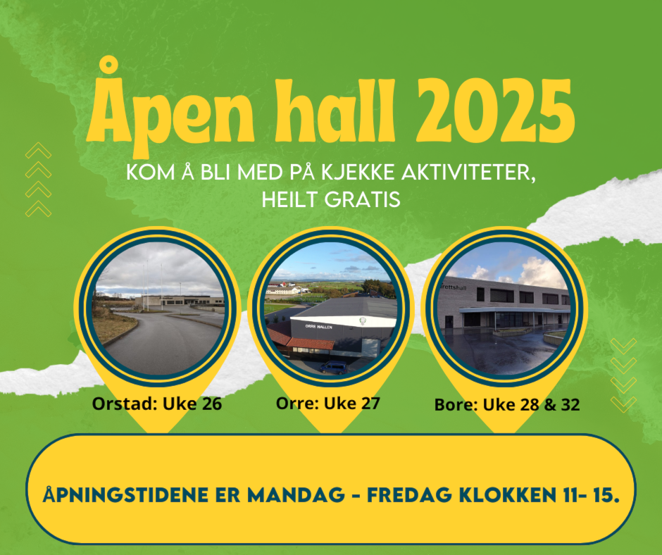 Åpen hall uke 27